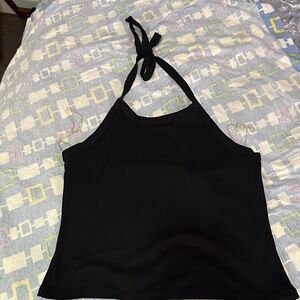 SO Black Halter Camisole